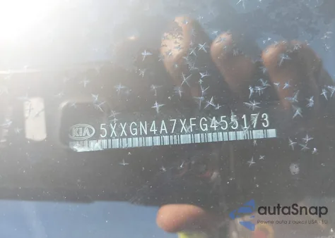 2015 Kia Optima Ex z USA, uszkodzony, nr VIN 5XXGN4A7XFG455173